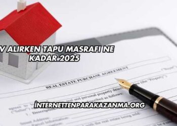 Ev Alırken Tapu Masrafı Ne Kadar 2025